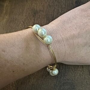 Bourbon and Bowties Pearl Bracelet